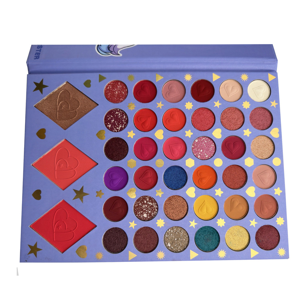 Venta al por mayor transfronteriza de colorete multicolor para maquillaje facial, maquillaje natural nude, paleta de sombras de ojos de alta pigmentación, venta al por mayor de maquillaje