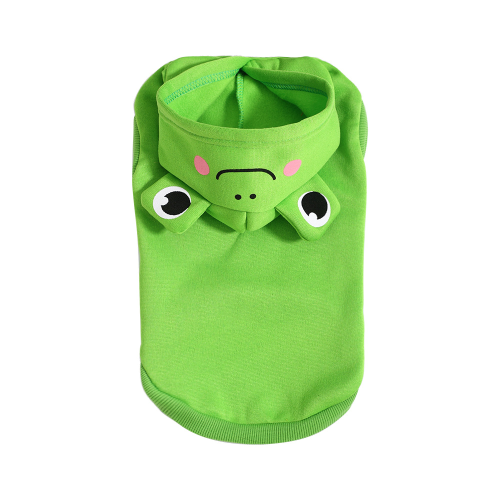Hundekleidung, süße und lustige Tiere, Frosch, Hai, Löwe, Verwandlungsoutfit, Hersteller von süßen Kapuzen-Sweatshirts für Haustiere