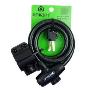 Jinye Lock 588 Bicycle Lock 588 Strip Lock Ring Lock Wire Lock Mountain Bike Lock 1.2m Wholesale Bicycle