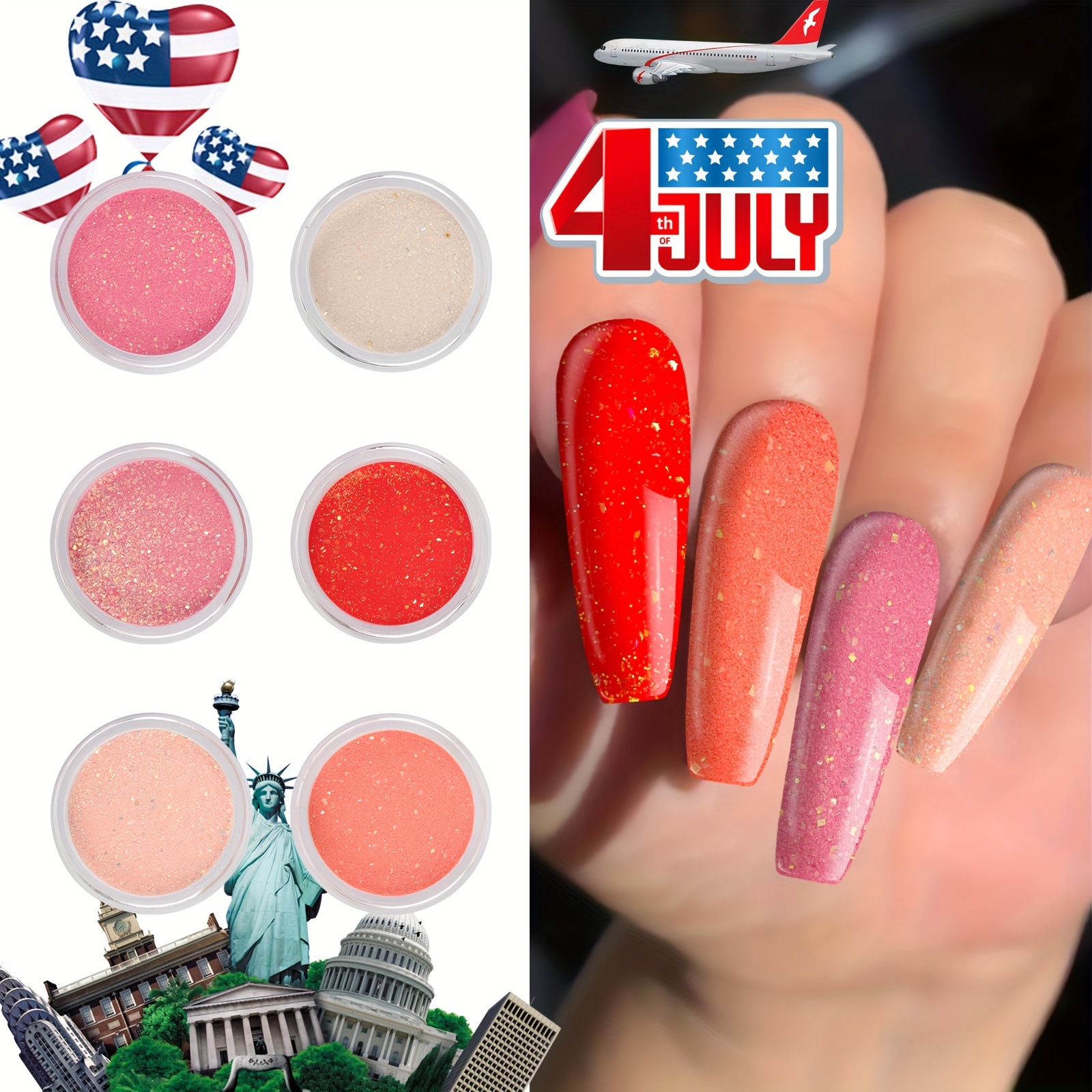 Polvo acrílico brillante de manicure profesional de manicure duradero para diseño de manicure transfronterizo