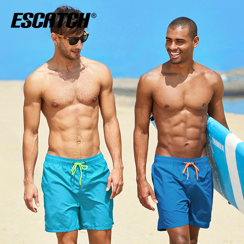 Swimming Trunks Men's Anti-embarrassment Quick-drying Beach Trunks Adult Spa Swimming Trunks High-end Men's Swimwear Dopamine Surfing Shorts