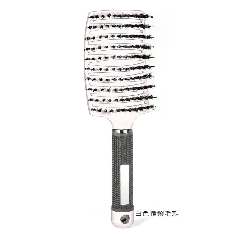 クロスボーダーの人気豚のたてがみの毛の大きいカーブの櫛のふわふわしているカールの形の櫛の静電気防止の美容の櫛の家庭用の順髪のマッサージの櫛|undefined