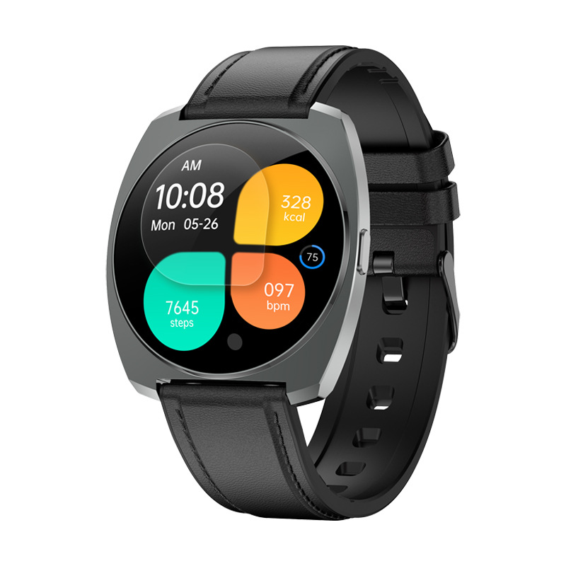 Cross-Border New 1.32-Inch 3D Dynamic Dial Amoled Spherical Screen Smart Watch Aluminum Alloy Ladies Watch