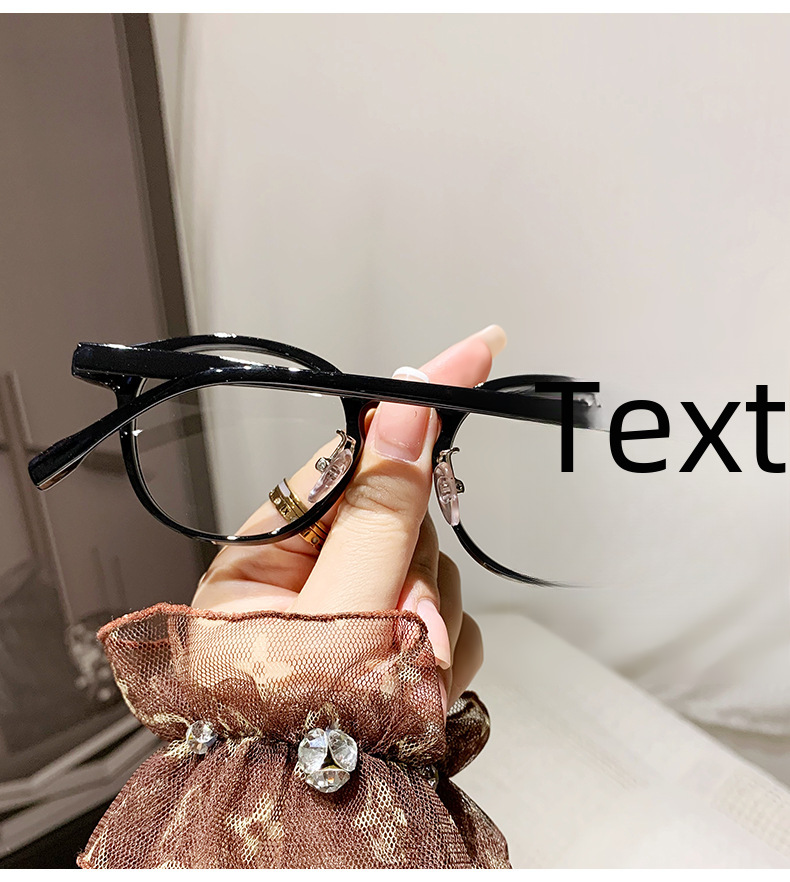 Fashionable retro small round frame anti-blue light presbyopic glasses for women fashionable personalized HD Western style presbyopic glasses for the _voghion.com