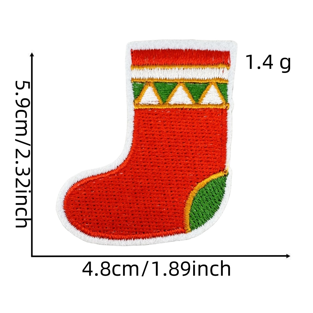 2g Weight Clothing Sticker Patches Classification 1 Piece, 1 Set Quantity Nonwoven, Polyester Material Christmas Festival Christmas Tree, Letter, Snowman Pattern Cute Style 1 Piece 1 Set Cute Christmas Tree Letter Snowman Nonwoven Polyester Clothing Sticker Patches 14