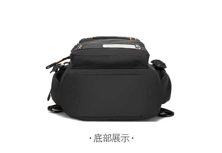 New fashionable men's chest bag, multi-functional dual-purpose backpack, simple small backpack, outdoor single-shoulder travel crossbody bag undefined