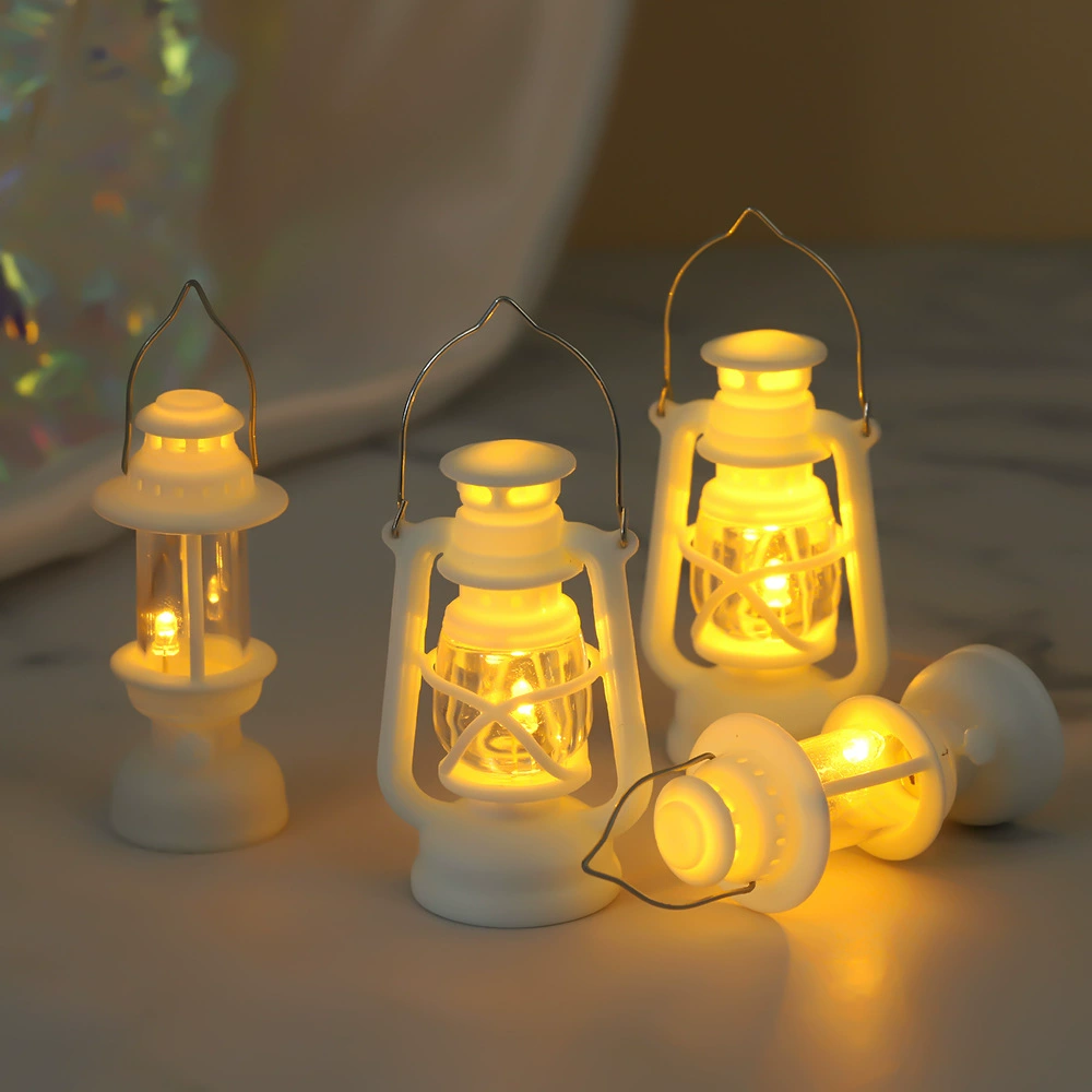 Retro small LED pony, electronic candle, night light, decorations, lights