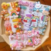 Children's hairgrip, cartoon cute set, fresh hairpins girl's for friend, flowered