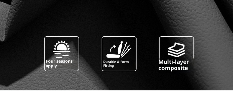 New Seagull Full Leather Car Seat Cushion for All Seasons, Left-Hand Drive Overseas Right-Hand Drive Seat Cover, Cross-Border Full-Cover Car Seat Cushion