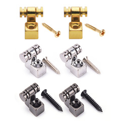 Electric guitar string press nut ball-end nut string-through nut string guide slot string guide nut string locking device string stabilizer roller roller