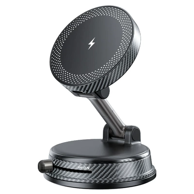 Car phone holder: Magnetic Suction Car Wireless Charging
