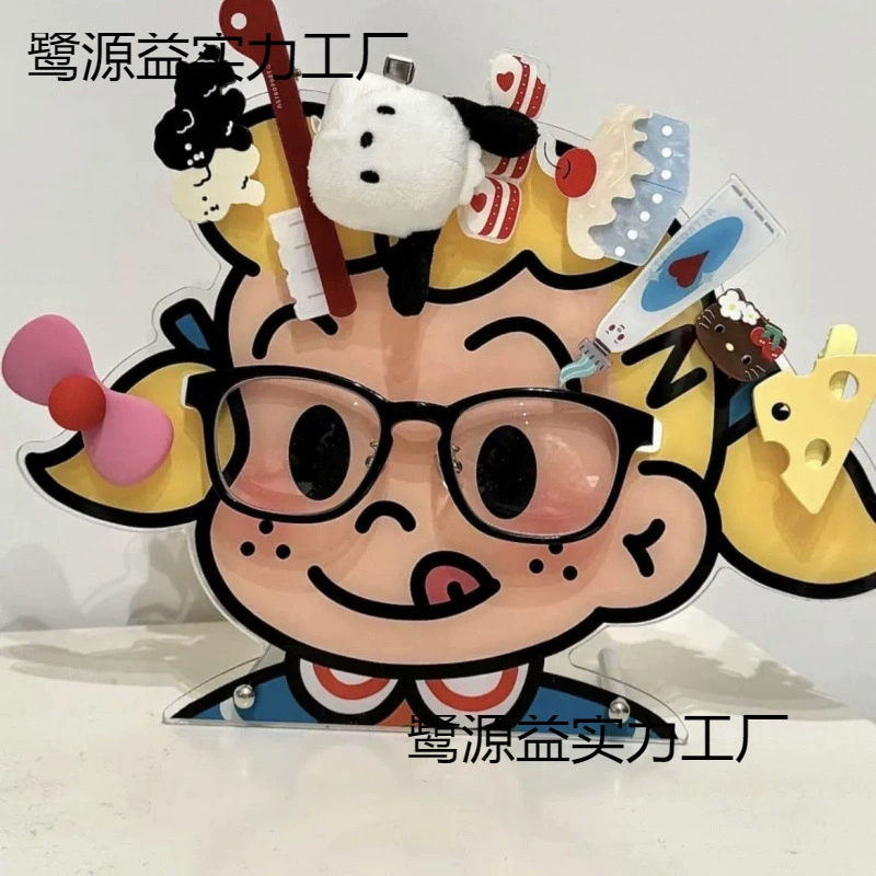 Популярная милая подставка для акриловых очков Xiaohongshu Harada Chiya, многофункциональная подставка для дисплея, украшение для рабочего стола