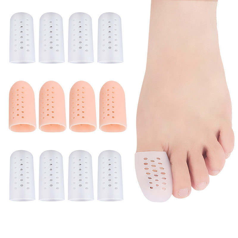 Toe Protection Guard Anti-Abrasion Silicone Toe Guard Breathable Soft Comfortable Thumb Protection Guard