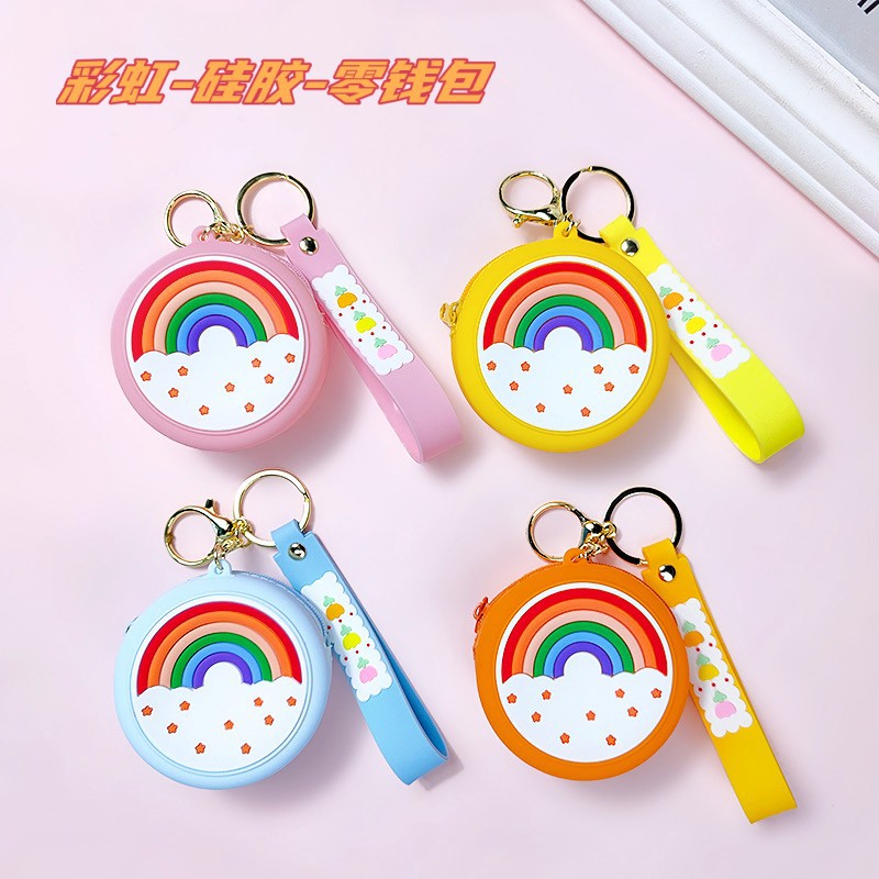Creative cartoon rainbow wallet