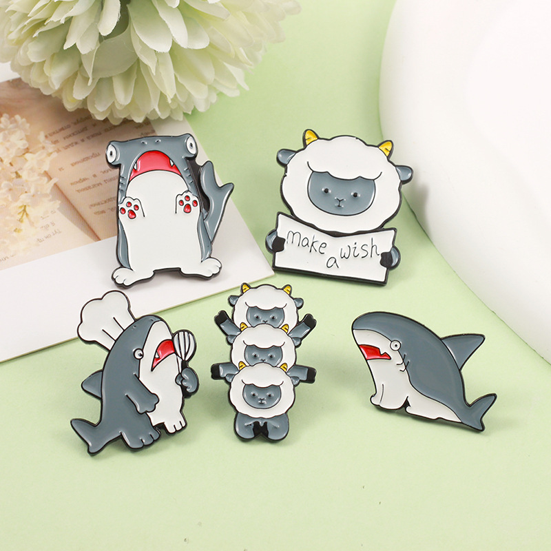 Daily Occasion Alloy Material Cute Pin Animal Alloy Stoving Varnish Unisex Brooches