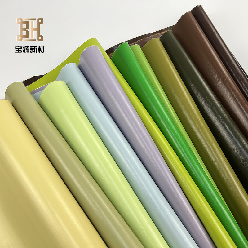 现货半pu油蜡皮珠光蜡感皮料沙发软包手袋箱包装饰座椅面料