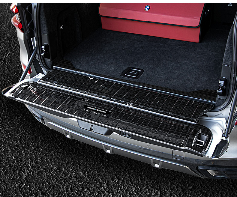 Suitable for Bmw's New X5Lx7 Rear Guard Plate, Threshold Strip, Trunk Cover, Protective Plate, Modified Interior Decoration Accessories