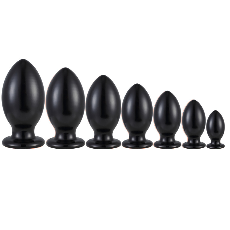 Rugby Anal Plug Multi-size Oversized Anal Plug Men's and Women's Outgoing Masturbation Anal Expander Soft Skin-friendly Sex Supplies