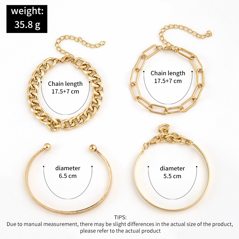 Bracelet multicouche minimaliste empilable style quotidien_voghion.com