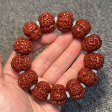 正宗尼泊尔机刷大金刚菩提一等品特级一级脑纹手串男款盘玩包浆