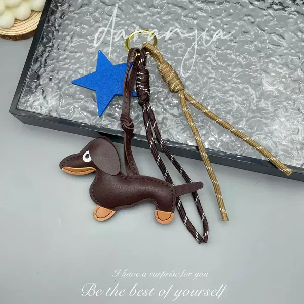 Blue wooden sign star dachshund