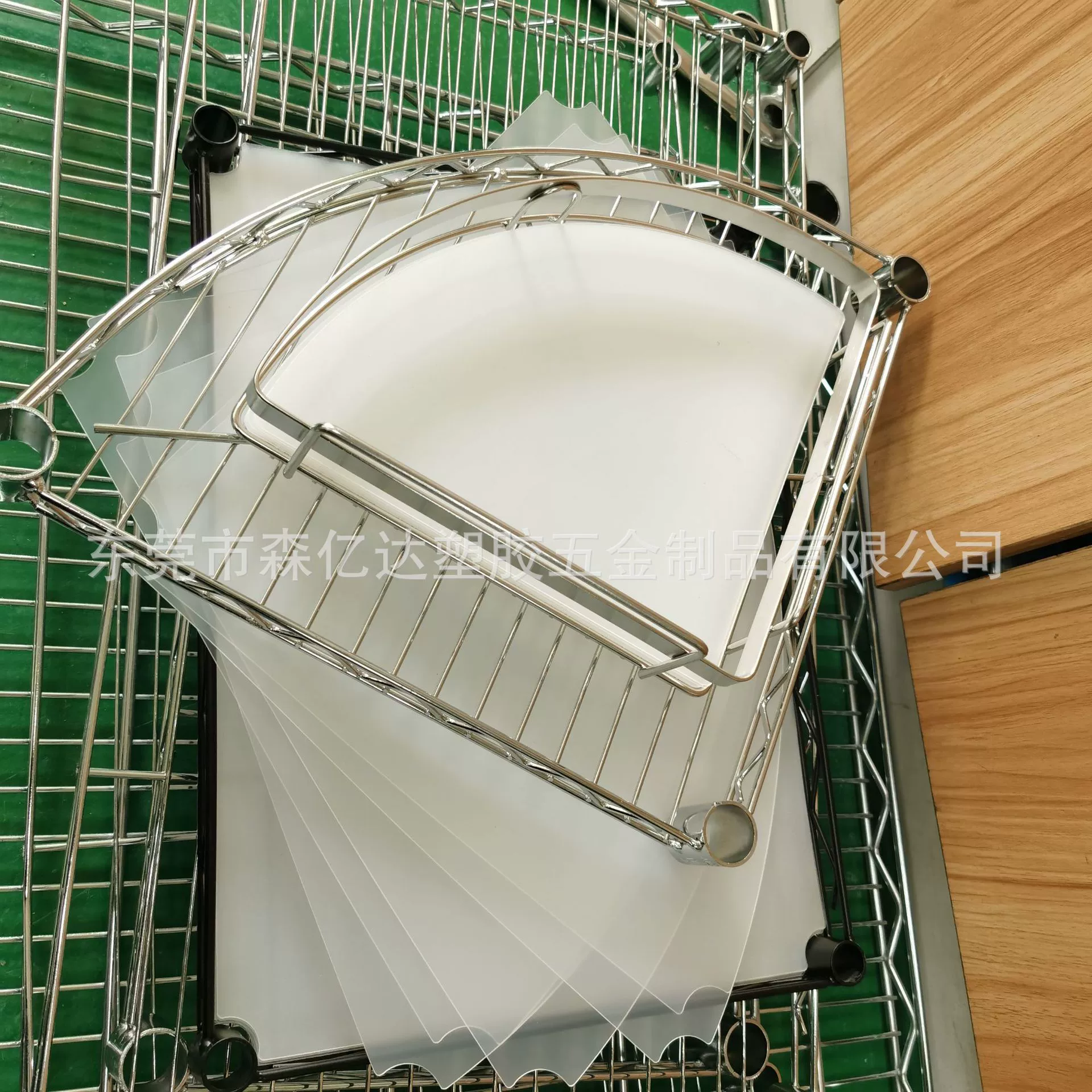 Прозрачная стойка для хранения pp Опорная пластина Треугольная стойка Специальная прокладка из полипропилена Веерообразная внутренняя перегородка из филе Разнообразие