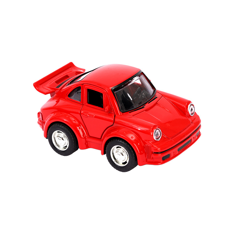 Q 버전 복고풍 클래식 자동차 시뮬레이션 합금 자동차 모델 사운드 및 라이트 백 포스 어린이 장난감 픽업 트럭 운송 트럭