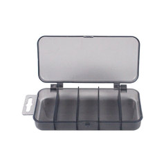 Luya bait box wholesale portable fishing gear storage box 2.5*6*13cm five-grid small bait box jewelry box bait box