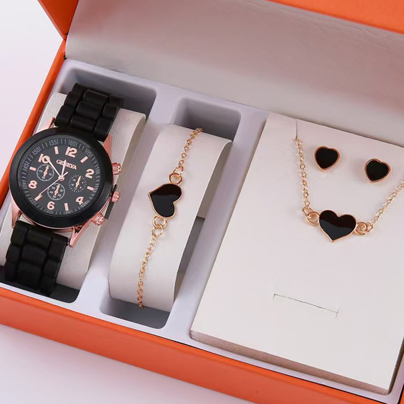 Inventario simple y versátil reloj de moda para mujeres 5pcs / set set de regalos boutique SHEIN más mujeres transfronterizas