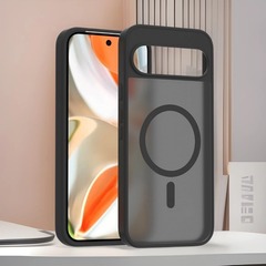 Google 10proxl肌感フロスト携帯電話ケース9a磁気吸引マグ安全保護カバーpixel 9 2 in 1を適用