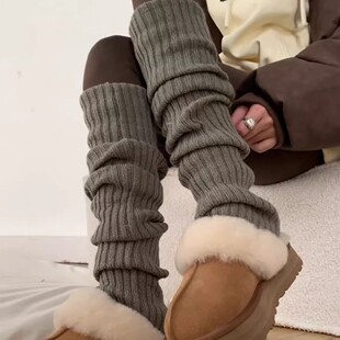 70cm autumn and winter thickened wool pile socks warm knitted leg socks yoga sports socks children's socks