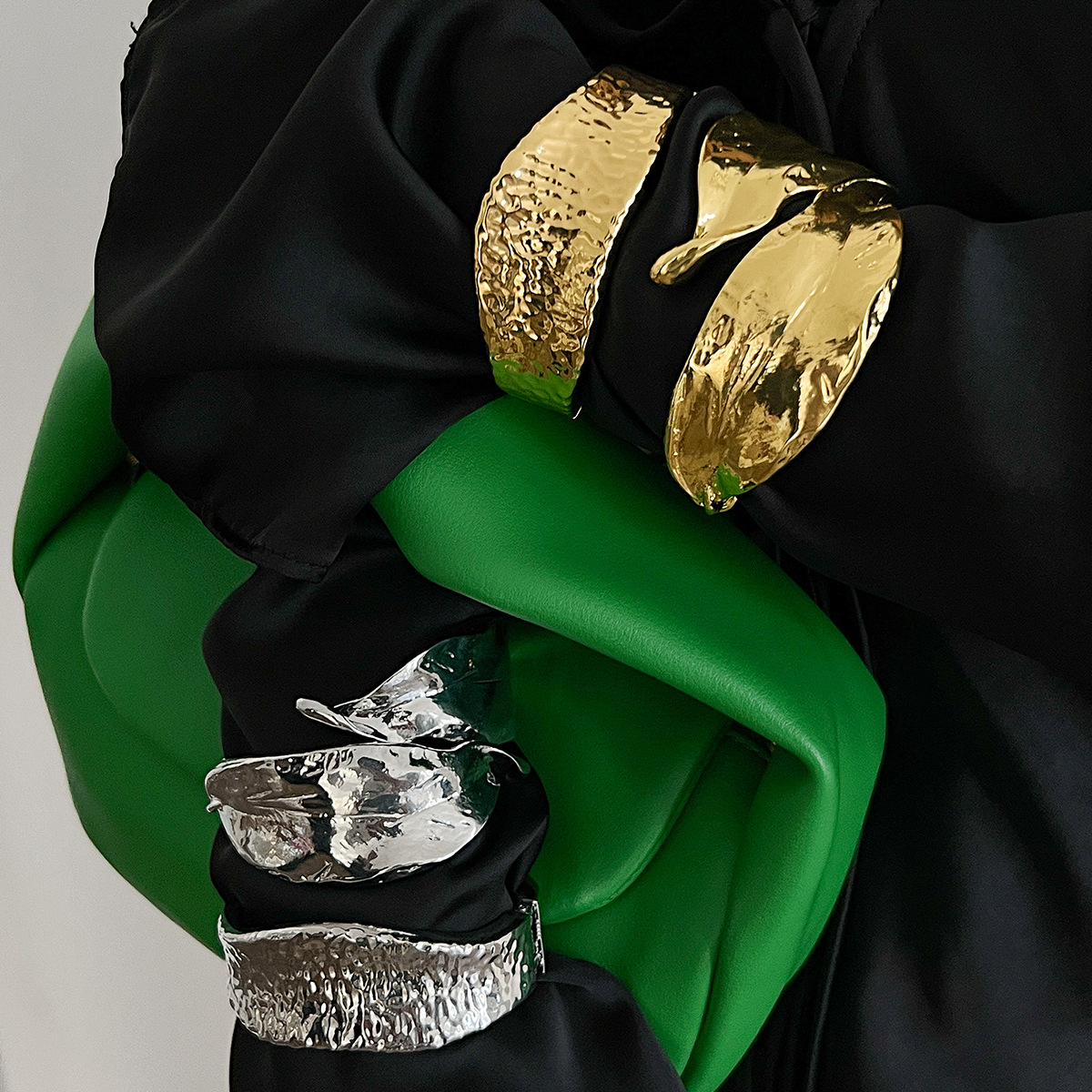 Hip-Hop Punk Geometric Alloy Bangles Wholesale display picture 3