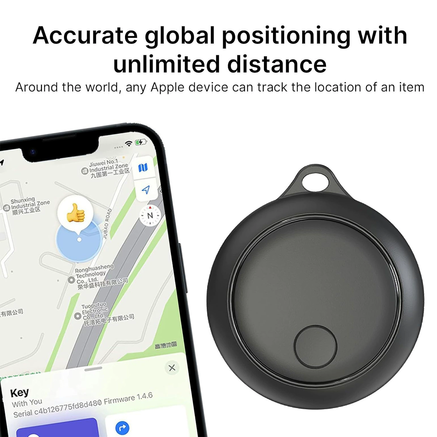 Find my анти-потерянный локатор для ключей сумка для защиты от потери искатель для iOS отслеживание глобального позиционирования