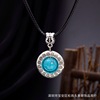 Genuine ethnic turquoise pendant handmade, accessory, ethnic style, wholesale