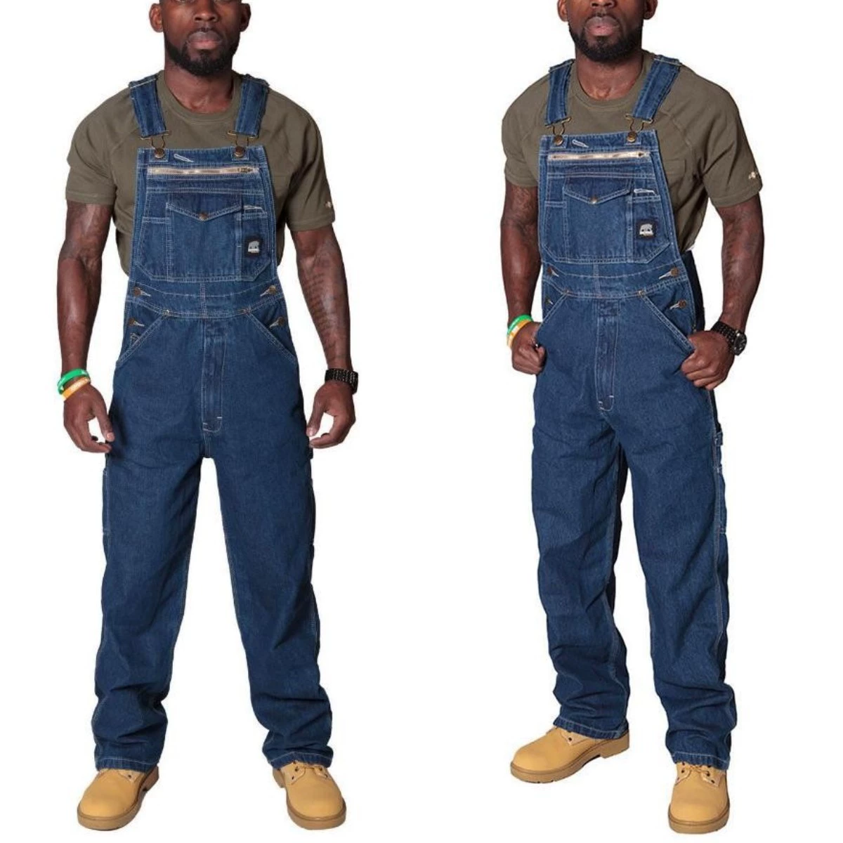 Denim suspenders, tights, trousers, wish, European style