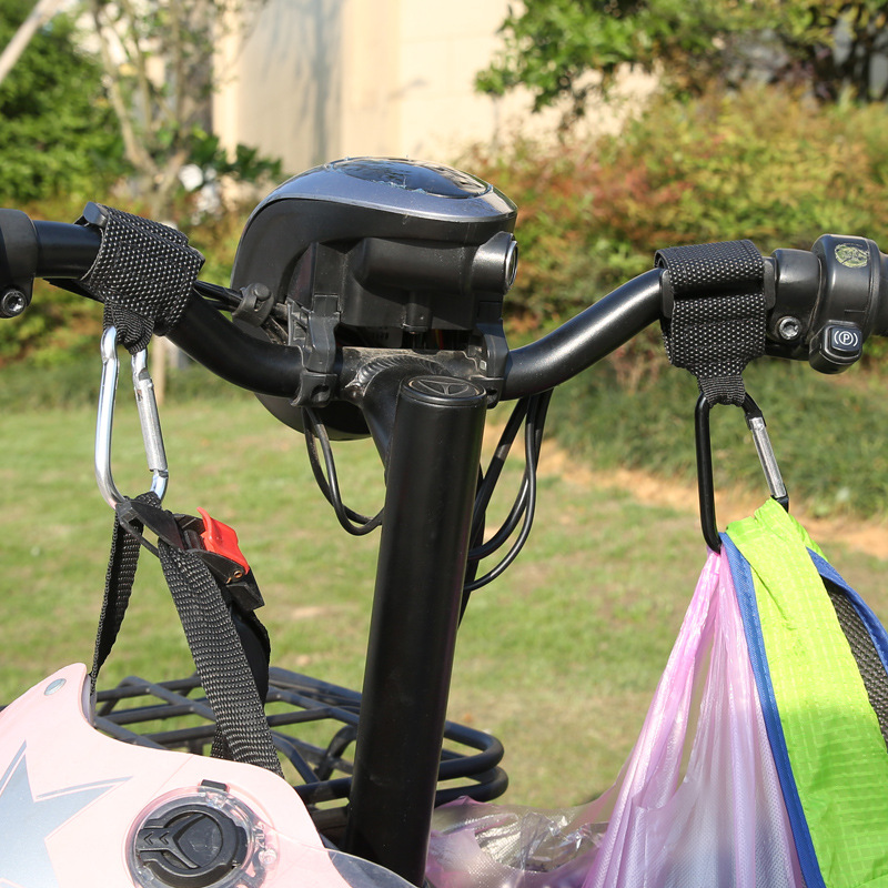 Electric vehicle hook, hole-free mountain bike hook, electric vehicle small buckle handlebar storage hook equipment