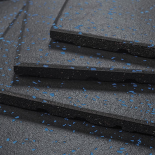 Gym Rubber Floor Mat Shock-Absorbing Mat Floor Rubber Shock-Proof Soundproof Floor Special Floor Splicing Sports Indoor