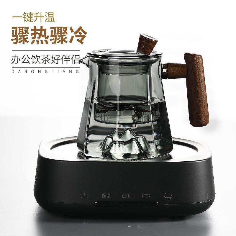 Glass teapot for home use