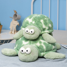 新款花斑龟公仔毛绒玩具可爱小海龟玩偶呆萌卡通抱枕靠垫工厂批发