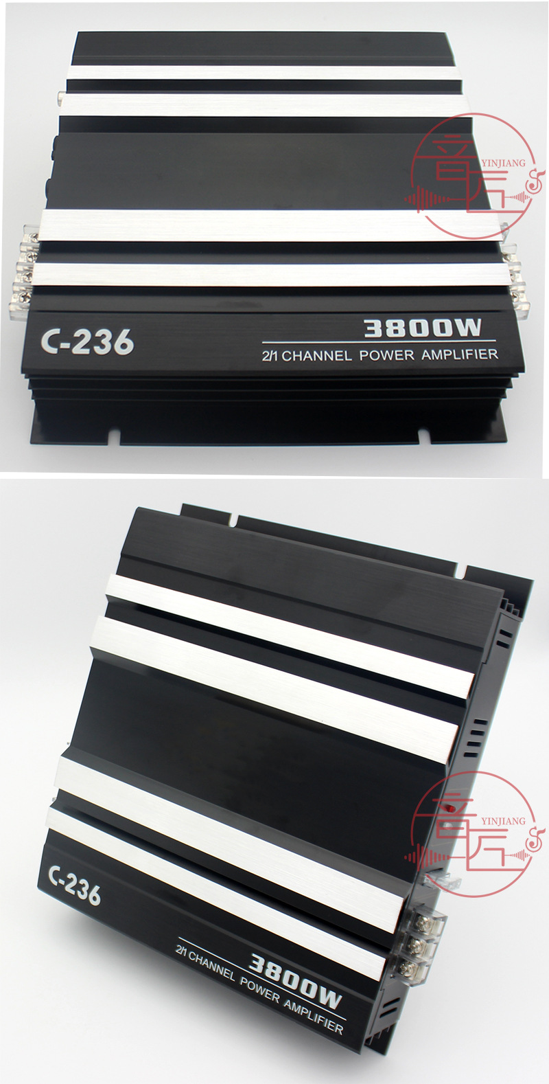 Cross-border factory direct sales car power amplifier 2-way C- 236 power amplifier 3800W car power amplifier push car woofer