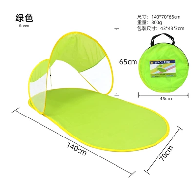 to Set Up, Quick-Open, Simple – Avtomobil dam çadırları - slippers-tent-green-single-person