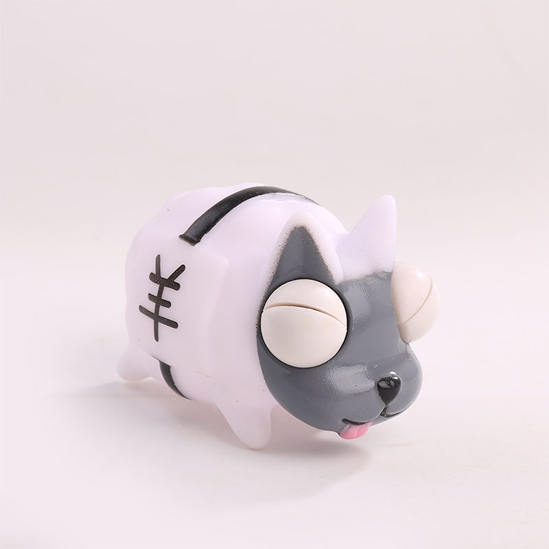 Transfronterizo caliente-venta llamativo gusano vegetal pellizco música descompresión juguete squeeze ojo-soplado creativo ventilación descompresión artefacto fábrica al por mayor