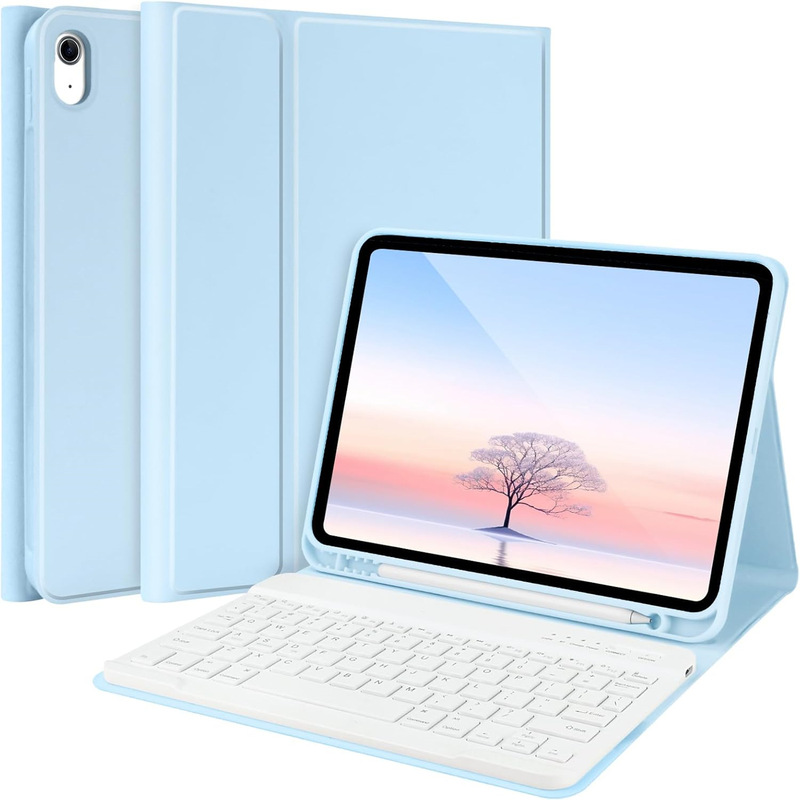 Cross-Border iPad 11Th Generation Tablet Protective Case Air8 Bluetooth Keyboard Pro110.9.7 Magnetic Case Suitable for M4 Pen Slot