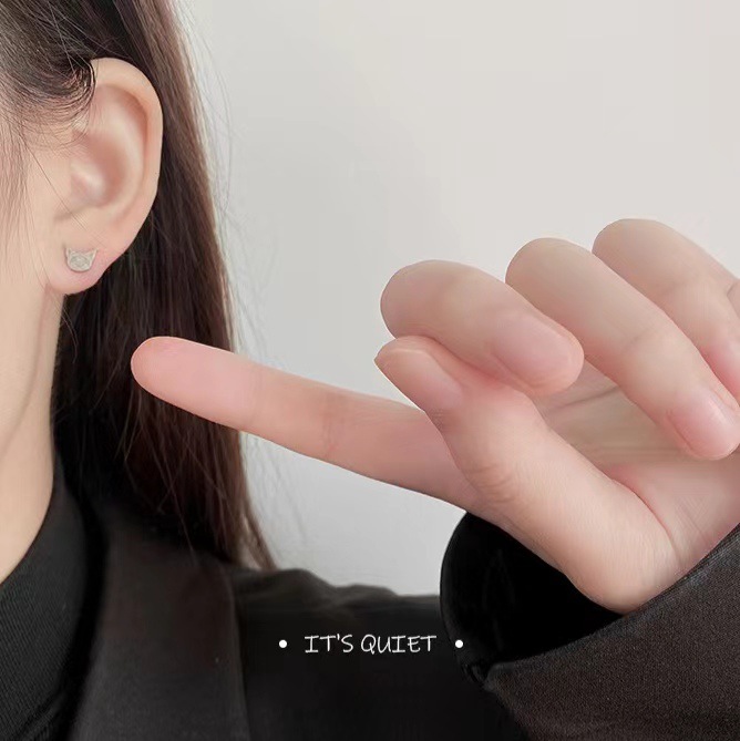 Small cartoon sophisticated design fashionable fresh cute earrings