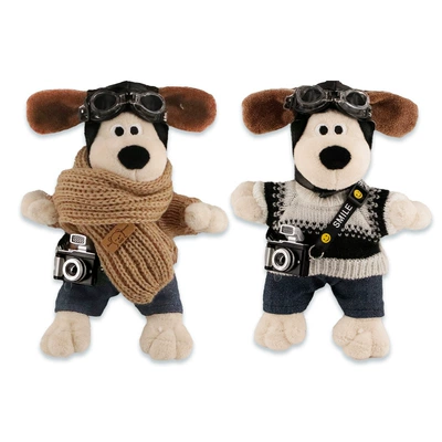Doll Tank 300 Cartoon Haver – Car ornaments - handdog-2-pack-black-and-white-khachi-love-scarf-flash-camera-2