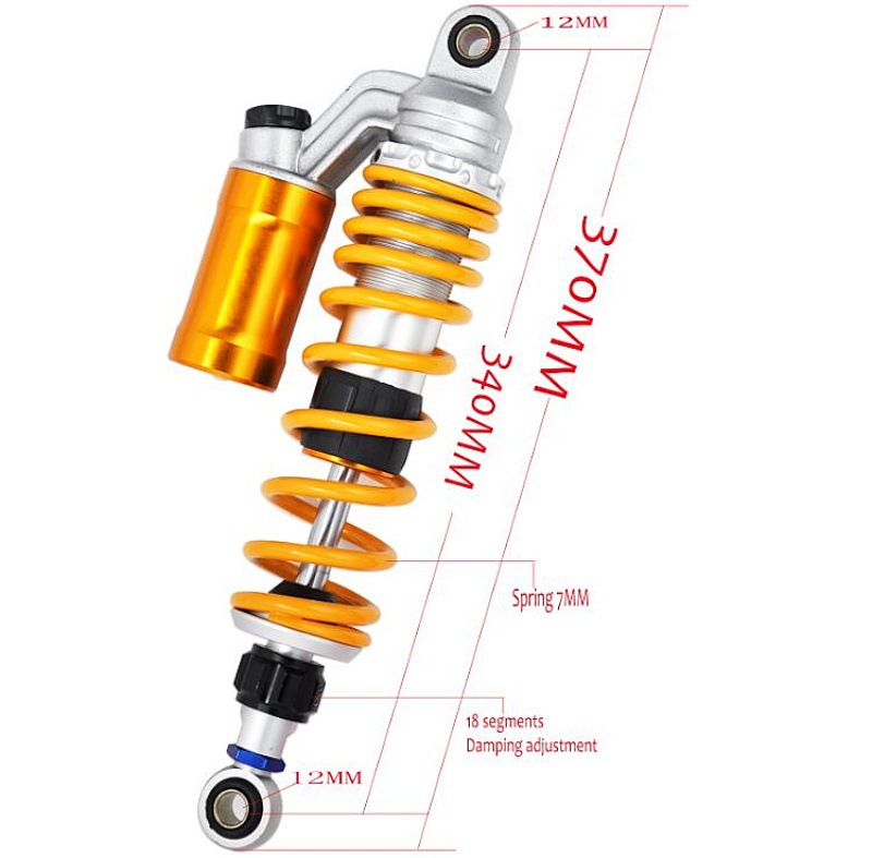 RFY universal 280-360mm motorcycle scooter electric car retro damping adjustable hydraulic