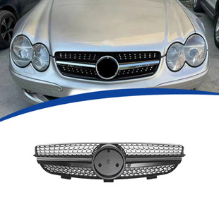 Suitable for 003-2009 CLK W209 modified starry mid-net intake grille mask