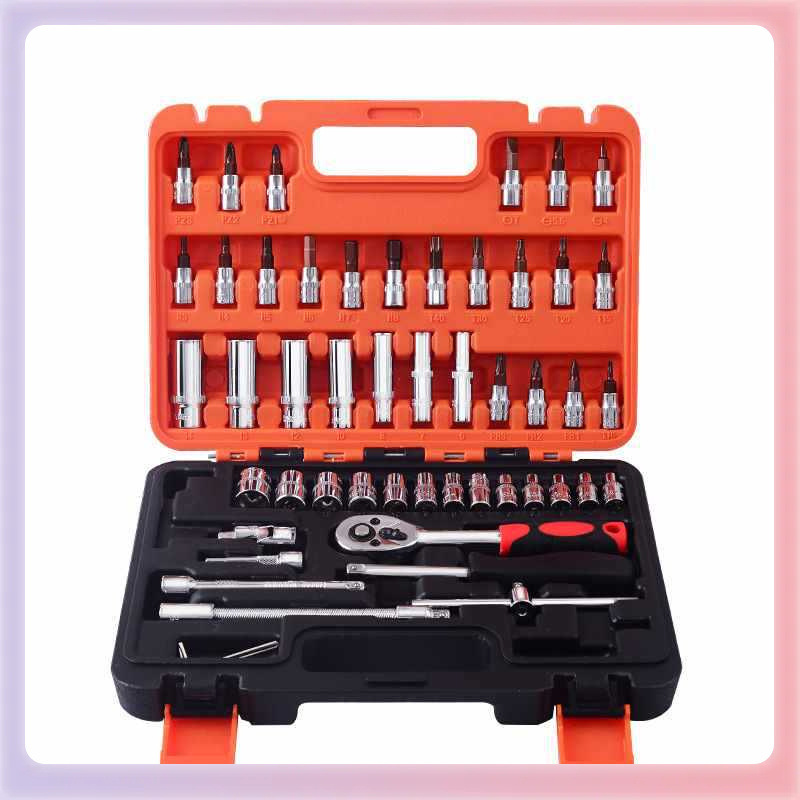 ✅82件机修组合工具套121件套汽修工具套筒组套46件家用维修工具
