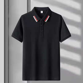 夏日男装工作服定制冰丝POLO衫定制工作服T恤刺绣翻领