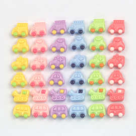 可爱迷你汽车树脂饰品DIY手工奶油胶制作发夹手机壳咕咔贴片配件